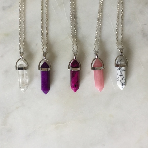 Crystal Dagger Necklace - Picture 3 of 7